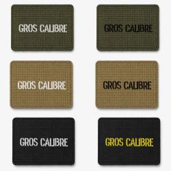 Patch velcro Gros Calibre - &Eacute;cusson tir sportif tiss&eacute; 10x7 cm