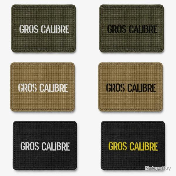 Patch velcro Gros Calibre - �cusson tir sportif tiss� 10x7 cm