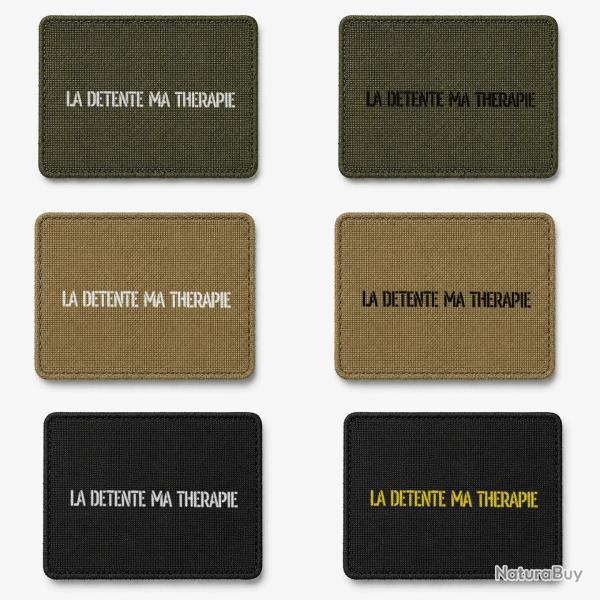 Patch velcro La D�tente, Ma Th�rapie - �cusson tir sportif tiss� 10x7 cm