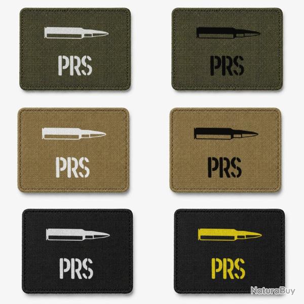 Patch velcro PRS - �cusson tir sportif tiss� 10x7 cm