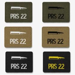 Patch velcro PRS 22 - &Eacute;cusson tir sportif tiss&eacute; 10x7 cm