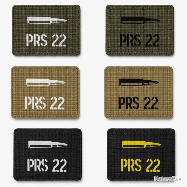 Patch velcro PRS 22 - �cusson tir sportif tiss� 10x7 cm
