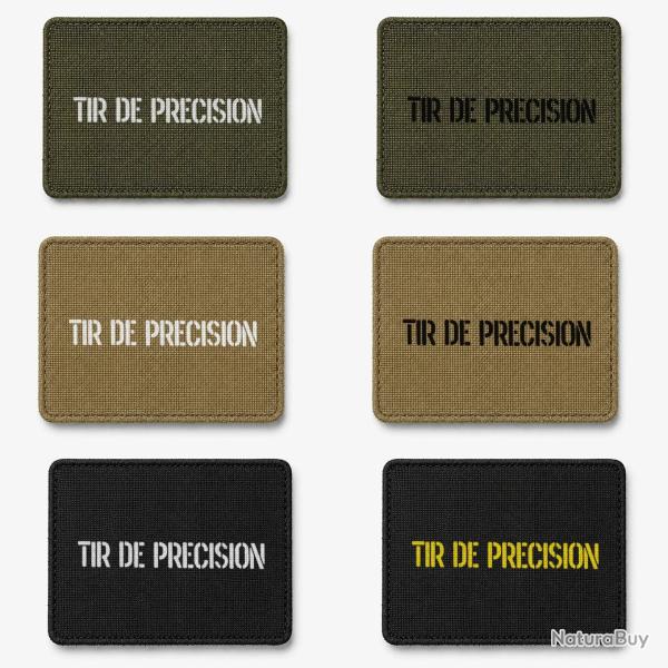 Patch velcro Tir de Pr�cision - �cusson tir sportif tiss� 10x7 cm