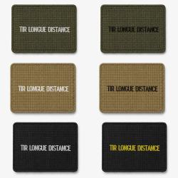 Patch velcro Tir Longue Distance - &Eacute;cusson tir sportif tiss&eacute; 10x7 cm