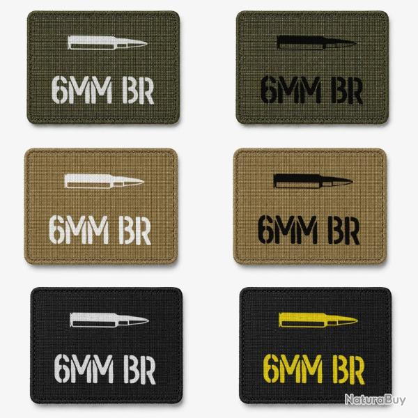 Patch velcro 6mm BR - �cusson tir sportif tiss� 10x7 cm