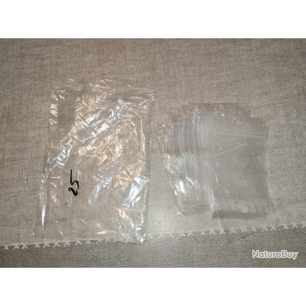 Lot de 25 pochettes plastiques petite taille