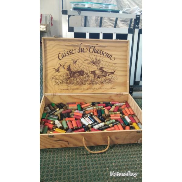 Lot de cartouches cal 12 avec jolie mallette