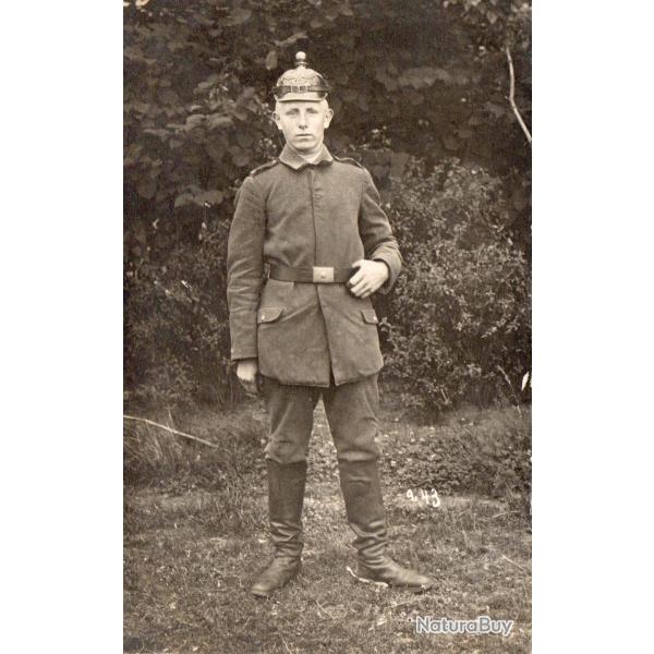 Photographie d'un jeune soldat allemand de la Premi�re Guerre mondiale- N�8640
