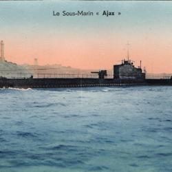 Carte Postale Le Sous-Marin &laquo; Ajax &raquo; - N&deg;8642