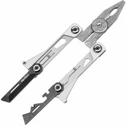 Pince Multifonction Nextool Silver Blade EDC Lame Acier Manche Titane NTL20182