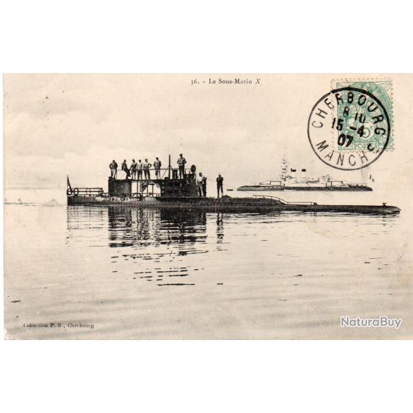 Carte Postale - Le Sous-Marin X - N�8649