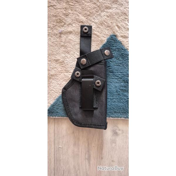 Holster universel nylon noir airsoft