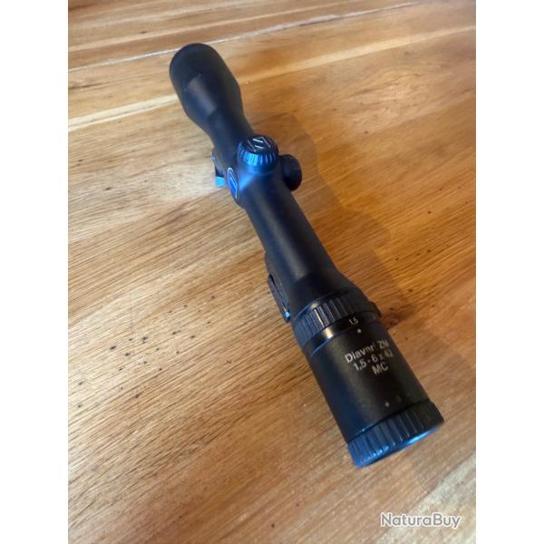 Lunette  a rail Zeiss Diavari 1,5-6x42MC avec Montage pivot EAW