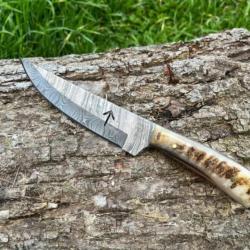 Couteau chasse type viking damas