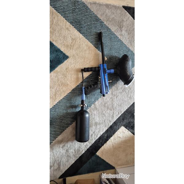 ?Pack Paintball ViewLoader Orion II Bleu + Loader VL 200 + Bouteille d'air