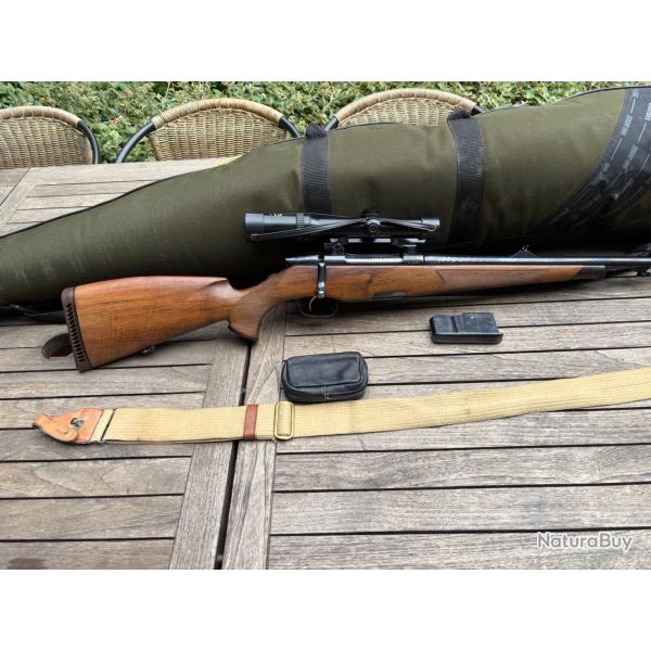 Steyr mannlicher luxus 300wm lunette battue schmidt et bender 1,25-4 montage rotatif eaw