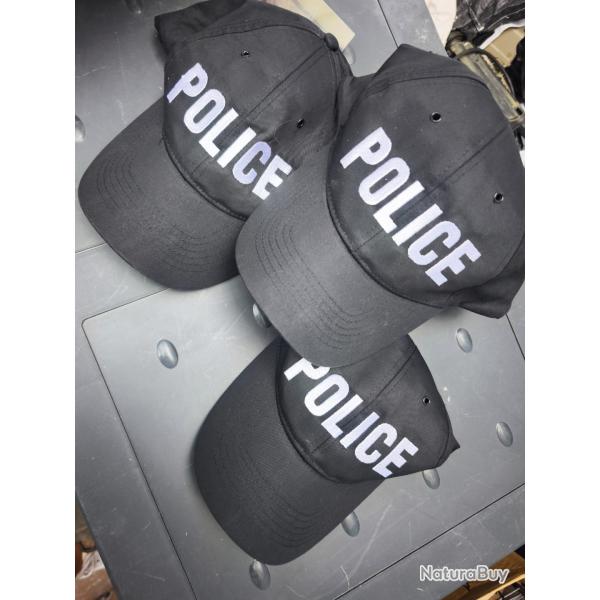 Casquette Baseball Cap POLICE Mil-Tec - Black