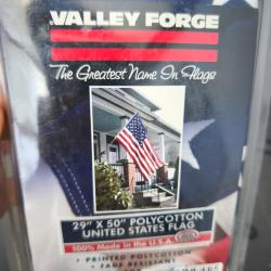 Valley Forge 3ft x 5ft Standard Nylon US Flag Ame