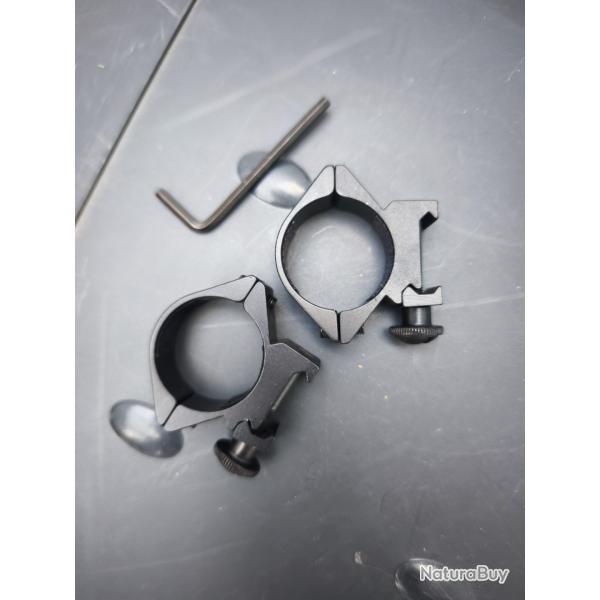 2pcs Low Profile Bezel Rings, 30mm Low Profile Bezel Mount Rings