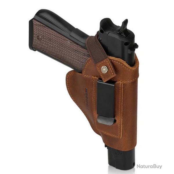 Holsters en cuir Brown pour Pistolet