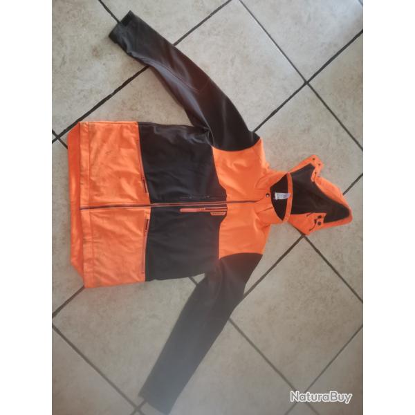 Veste de battue orange D�cathlon