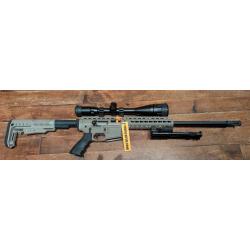 Pallas BA15 22lr + lunette 6-24x50 + laser point rouge + bipied + adaptateur silencieux