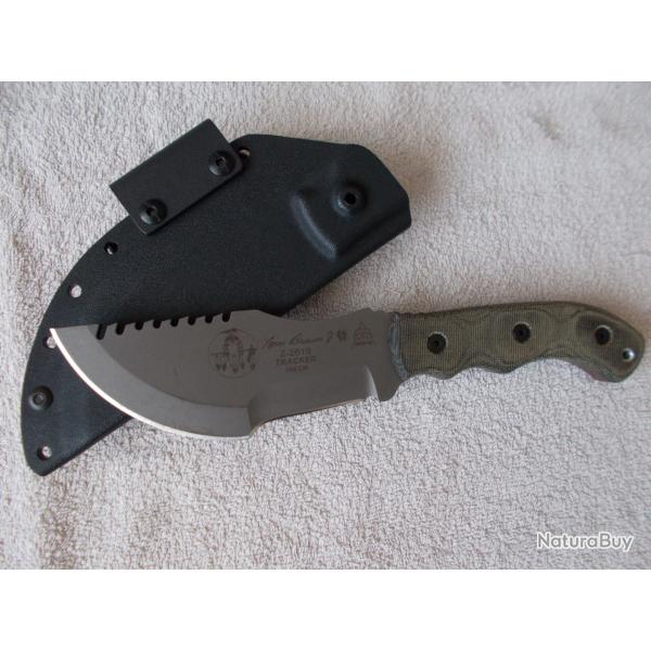 COUTEAU TOPS TRACKER T3 TBT031 ACIER 154CM/BUSHCRAFT/CHASSE/OUTDOOR /USA