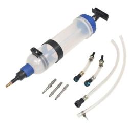 Seringue r&eacute;cup&eacute;ration carburant 1500 ml plastique m&eacute;tal &eacute;tanche
