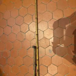 CANNE ANCIENNE DE PEINTRE EN BAMBOU