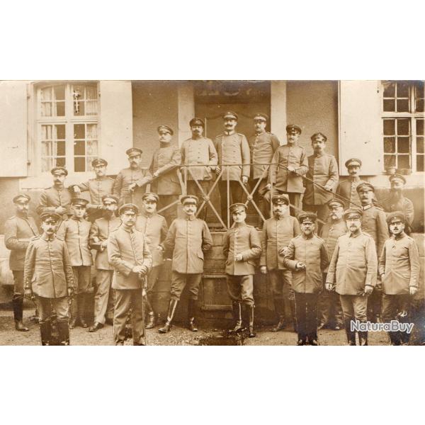 Photographie de groupe d'officiers militaires- N�8655