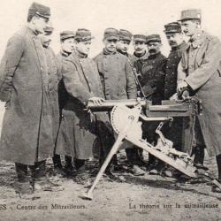 Carte Postale Ancienne - Bourges Centre des Mitrailleurs- N&deg;8656