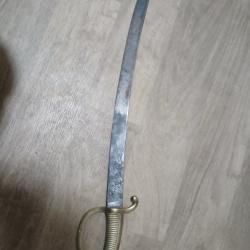 Sabre briquet avec poin&ccedil;on