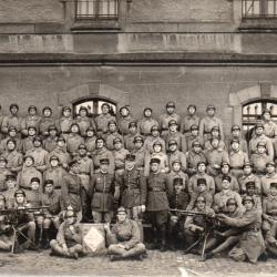 Carte postale de groupe de soldats - N&deg;8659