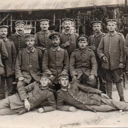 Photographie de groupe de soldats - N&deg;8661