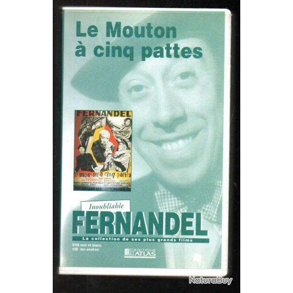 le mouton � cinq pattes fernandel com�die  vhs �ditions atlas