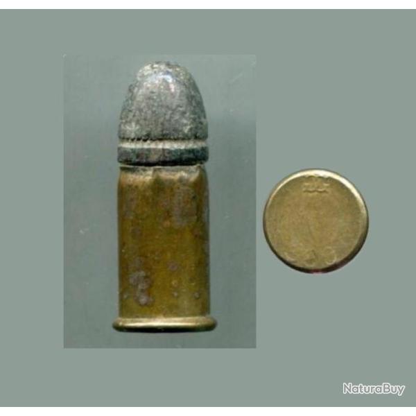 .380 Bulldog - balle plomb - percussion centrale interne - marquage en relief  : GG 380
