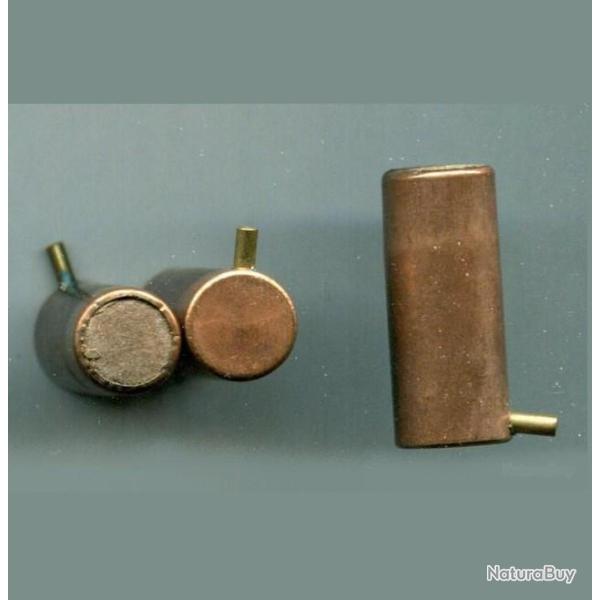 12 mm � broche � grenaille pour revolver LEFAUCHEUX - �tui cuivre de 30.7 mm