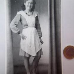 carte r&eacute;&eacute;dition la Madelon chanteuse foyer FFI 1939- 1945