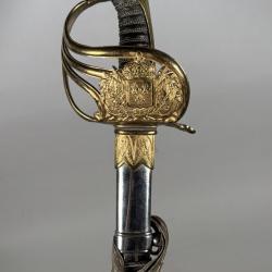 Sabre de garde du corps du Roi du 1er mod&egrave;le 1814 XIXeme siecle