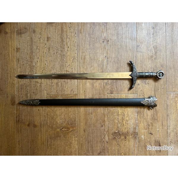 �p�e m�di�vale de collection 120 cm - Acier non aff�t� - Excellente qualit�