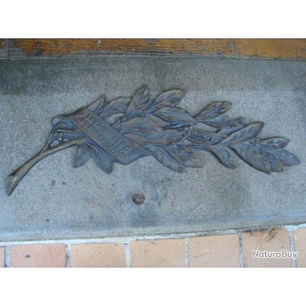 GRANDE PALME BRONZE PRISONNIERS DE GUERRE