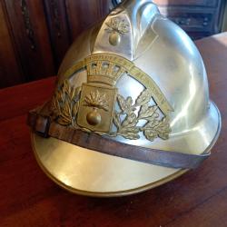 Casque de pompier Mle 33 d' ALBESTROFF  Moselle