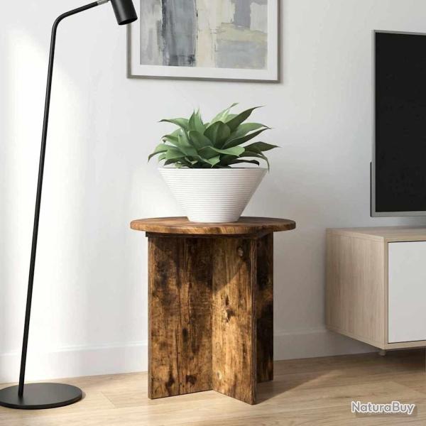 Support de Plante 2 pcs Ch�ne fum� 40 x 40 x 40 cm