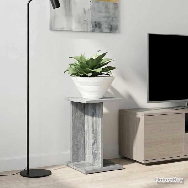 Support de Plante 2 pcs Gris Sonoma 25 x 25,5 x 40,5 cm