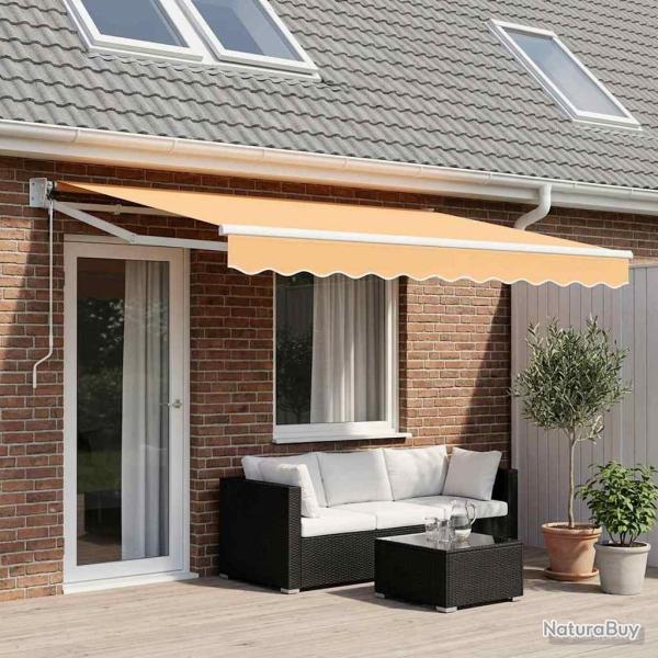 Auvent r�tractable Sable 4 � 3 m Polyester et m�tal