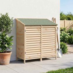 Abri de jardin Naturel 106 x 56 x 113,5 cm Bois de Sapin Massif