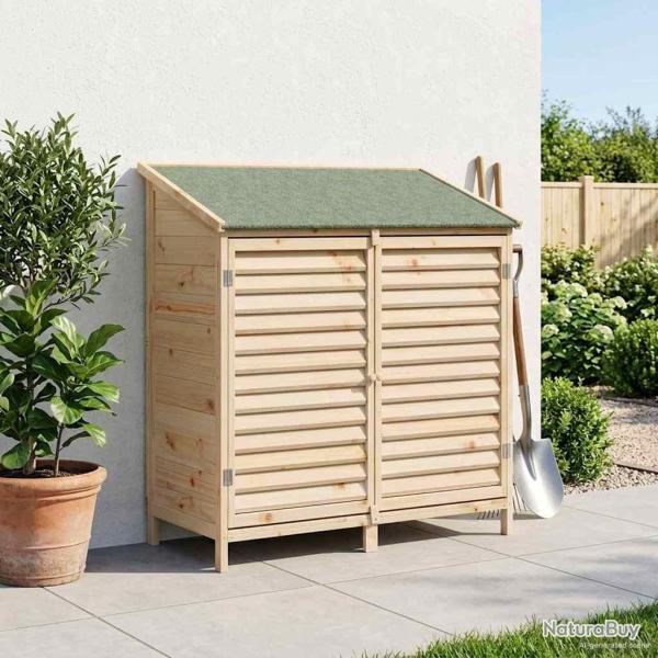 Abri de jardin Naturel 106 x 56 x 113,5 cm Bois de Sapin Massif