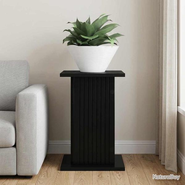 Support de Plante Noir 30,5 x 30 x 43 cm Bois d'ing�nierie