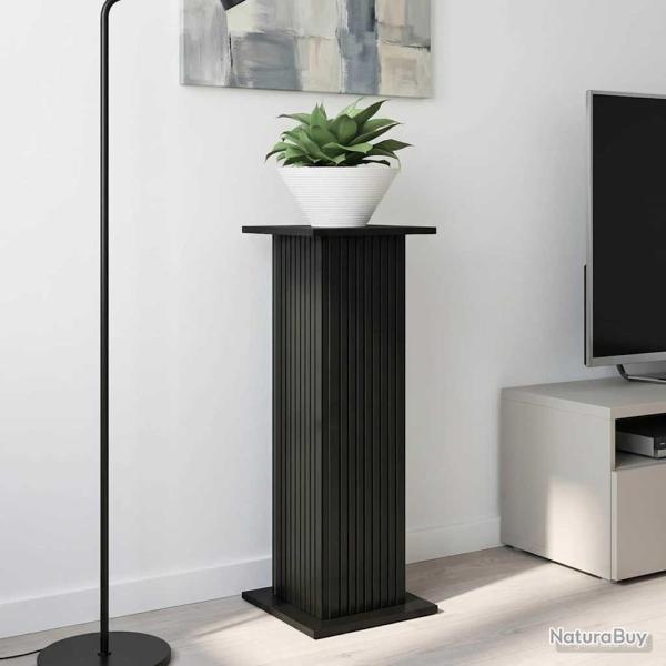 Support de Plante Noir 30,5 x 30 x 80,5 cm Bois d'ing�nierie