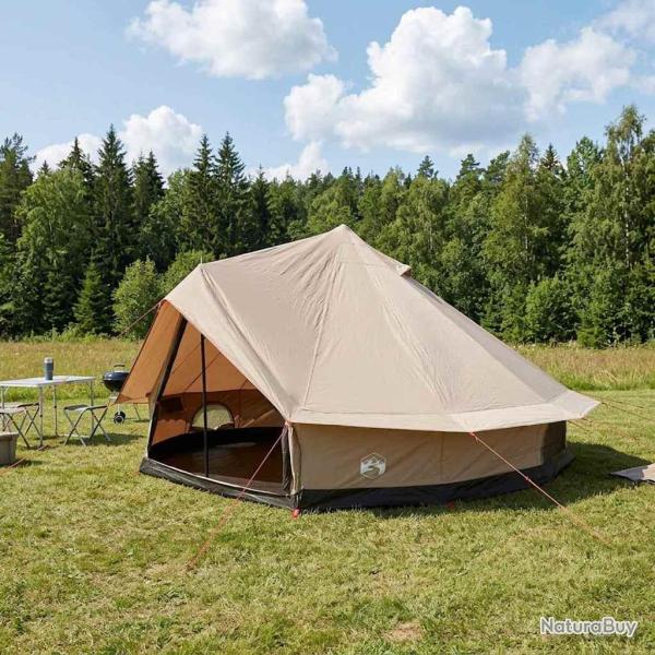 Tente familiale Cr�me 10 personnes Polycoton